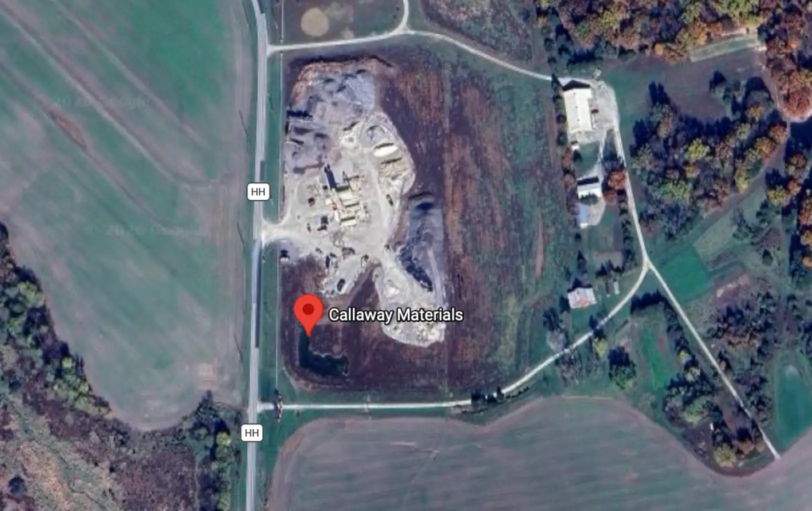 location map asphalt plant